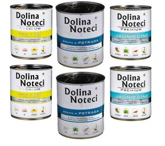 Dolina noteci 3 pyszne smaki !!! mokra karma dla psa - 9,6kg.