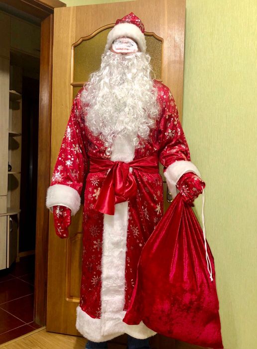 Новорічний костюм Діда Мороза Санта Клауса Деда Мороза Дед Мороз Санты