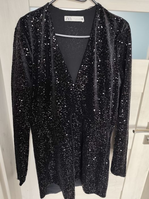 Sukienka damska cekinowa Zara L