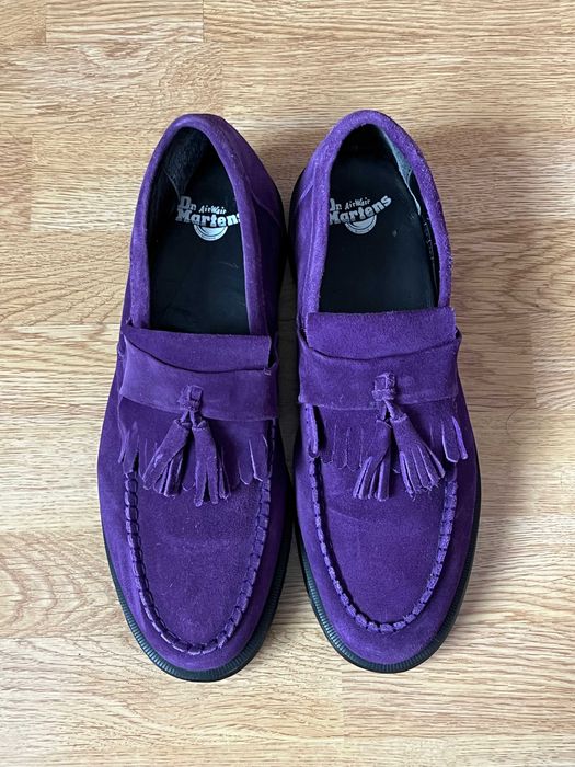 Замшеві туфлі лофери Dr. Martens Adrian 46 розміру