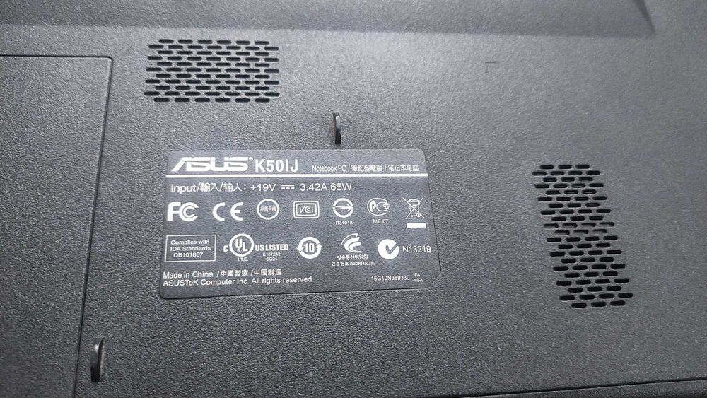 Продам ноутбук Asus K50ij Донор