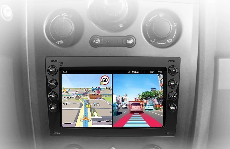 Renault Megane 2 2002-2009 – Radio Android 15 7" CarPlay Android Auto GPS Nawigacja Stacja Multimedialna WiFi Bluetooth PL 2GB/32GB