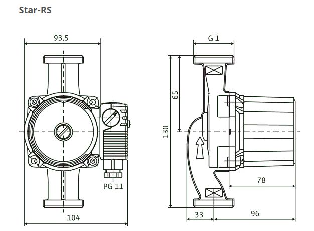pompa obiegowa wilo star-rs 15/6-3 p