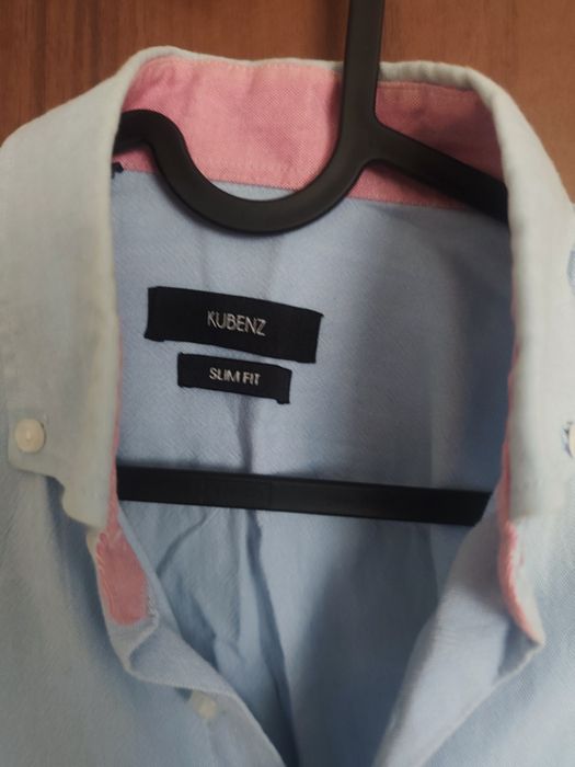 Niebieska błękitna koszula Kubenz m 38 blue shirt