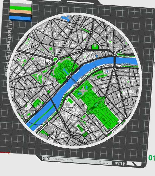 Wydrukowana Mapa dowolnego miejsca na świecie 3D