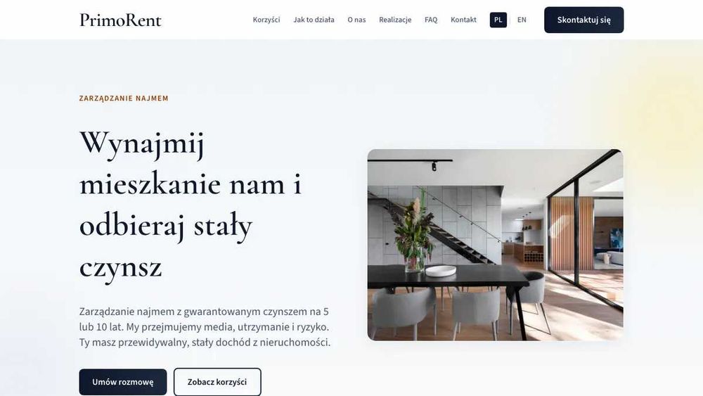 Strona internetowa dla firmy B2B — Aspika Studio Kraków
