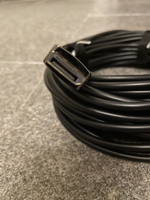 Cabo fibra 8k (NOVO) 15 metros