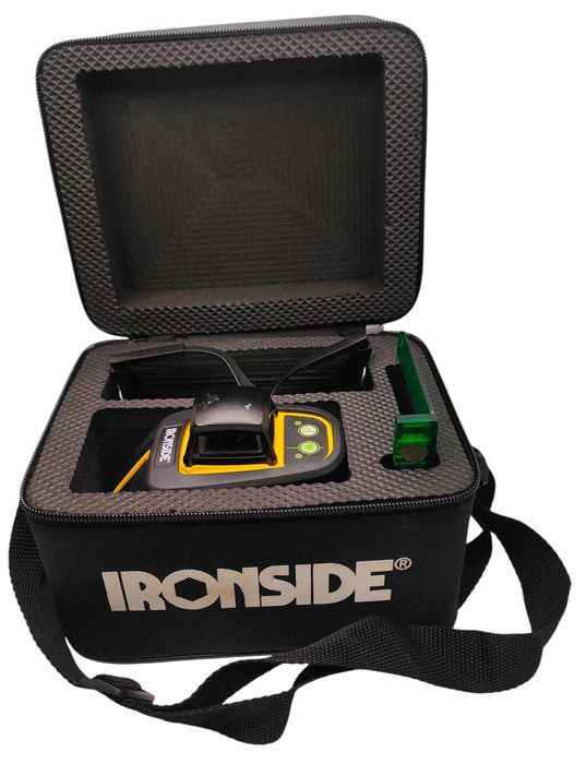 Laser Krzyżowy Samopoziomujący Ironside 103112 Komplet