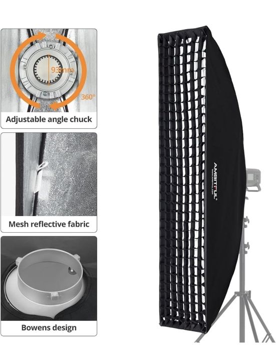 Softbox luz de recorte