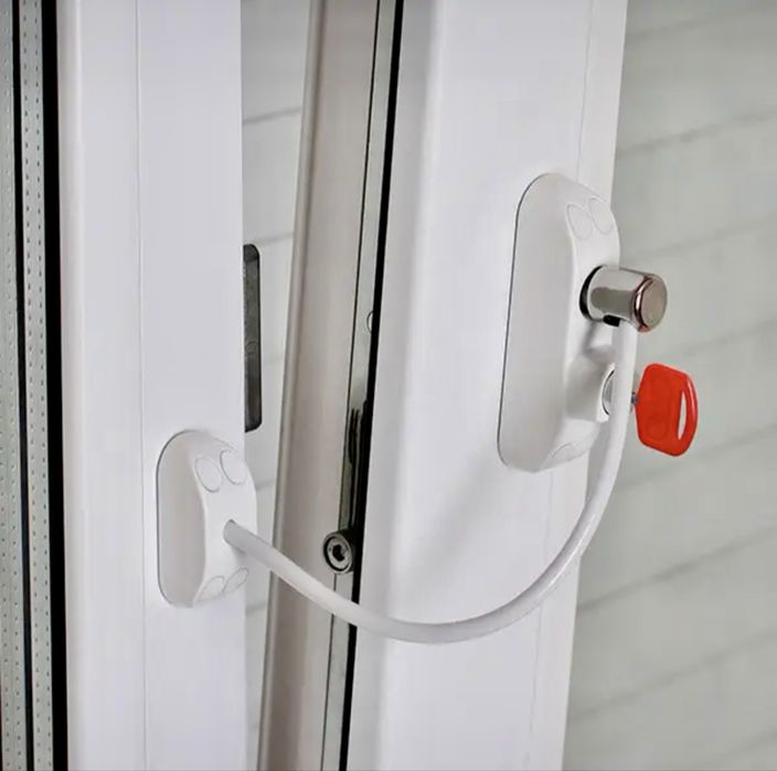 Замок захист на вікно обмежувач відкриття для дітей BSL CABLE PRIME