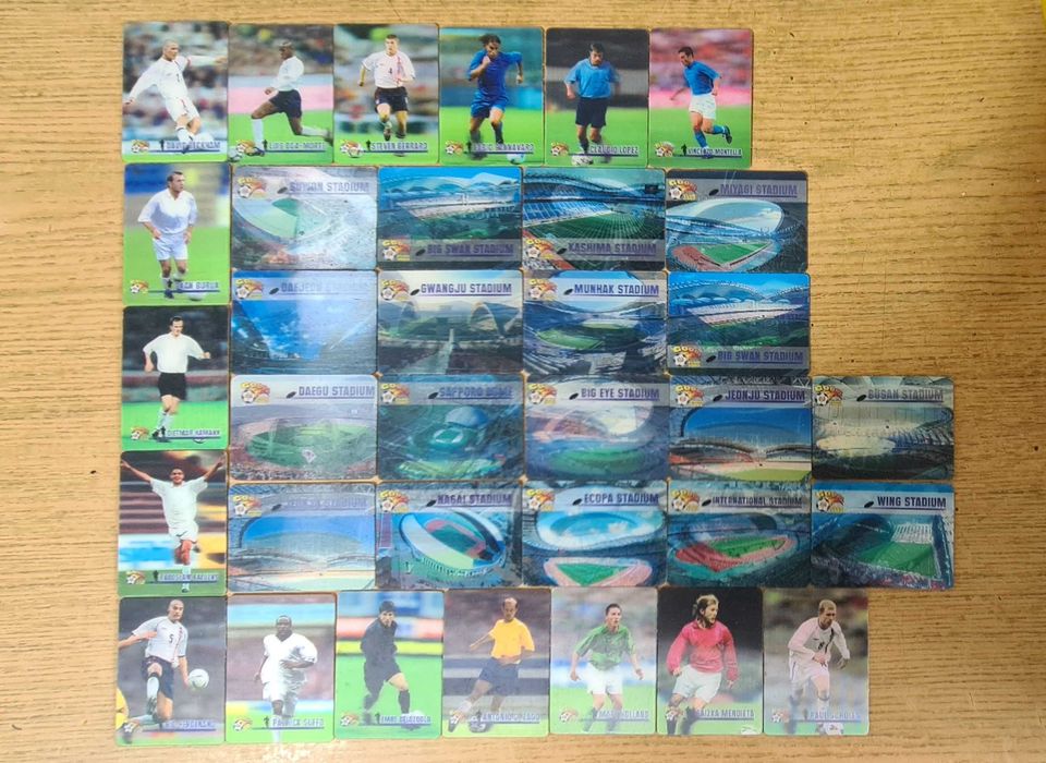 Karty 3D Piłkarskie Goool club 2002