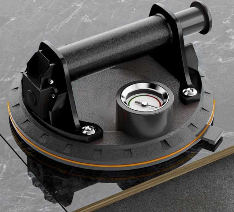 Przyssawka próżniowa z pompką i manometrem 200kg udźwigu nowa!