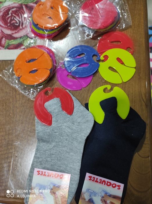Clipe para não perder as meias na máquina 20 unidades