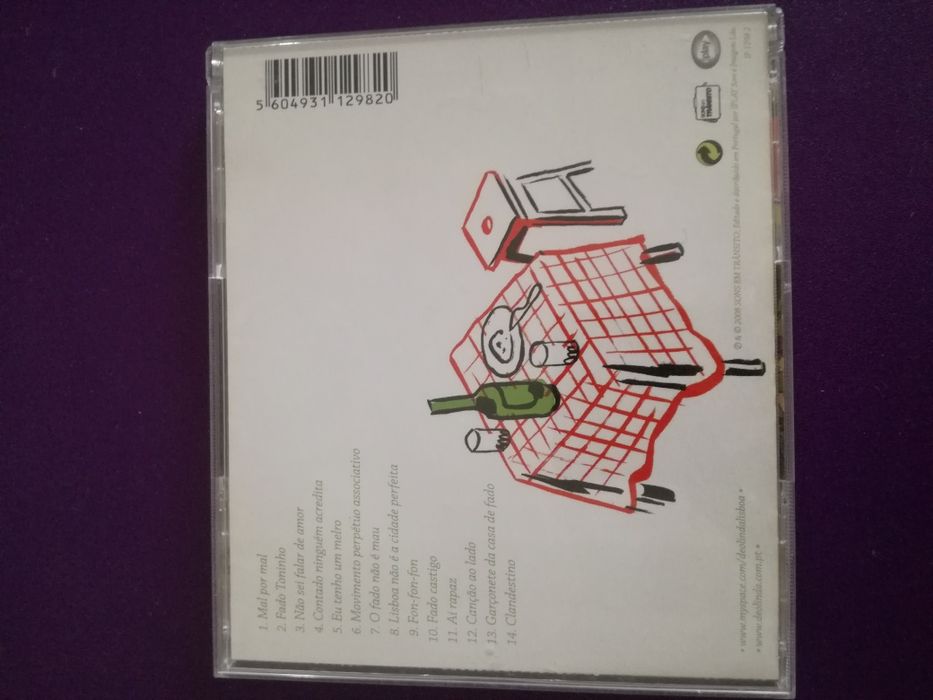 CD Deolinda Canção ao Lado