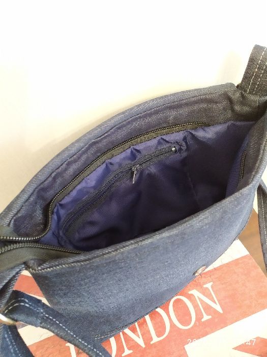 Jeansowa torebka / prezent/handmade /651