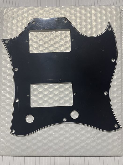 Pickguard Gibson SG 4-Ply Black - Novo, embalado e ainda com plástico