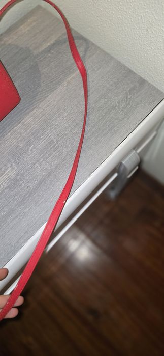 Mala Love Moschino Vermelha - Original c/ Bolsa Frontal Removível