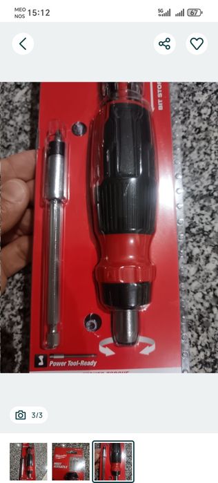 Milwake chave catraca