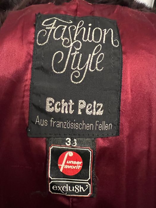 Naturalne damskie krótkie futro z królika