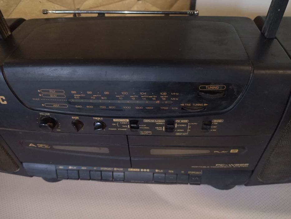 JVC PC-W222 магнитола кассетная