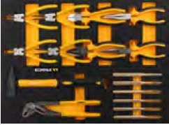 Carro de ferramentas Maxi 7 gavetas 252 peças e porta lateral