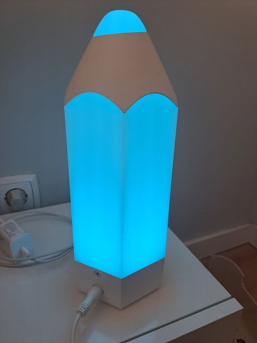 Luminária LED decorativa — várias cores