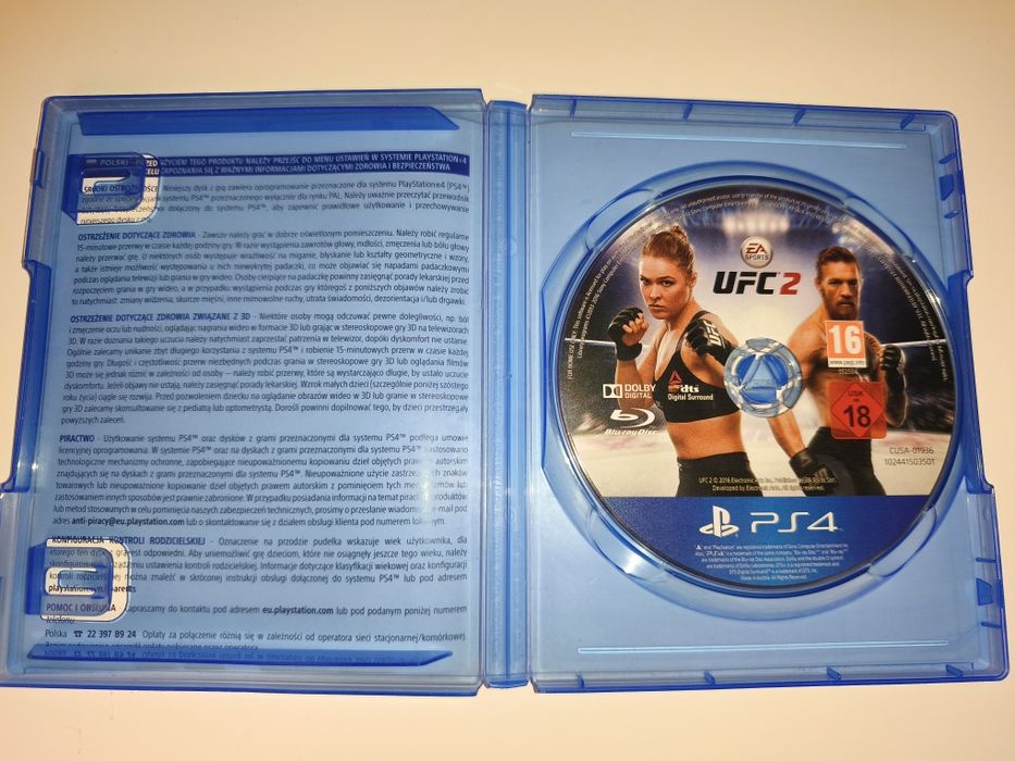 Gra Ps4 UFC 2 gry PlayStation 4 Sniper GTA V Mafia Crash Spyro Sonic