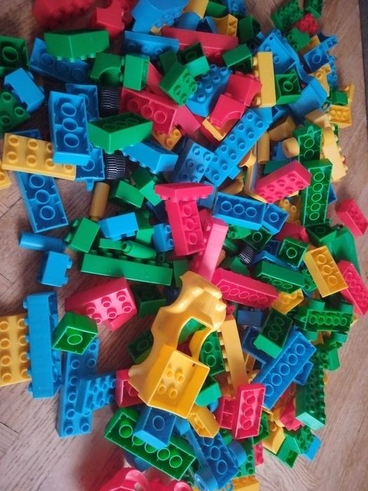 Klocki Wader jak lego duplo 260 sztuk