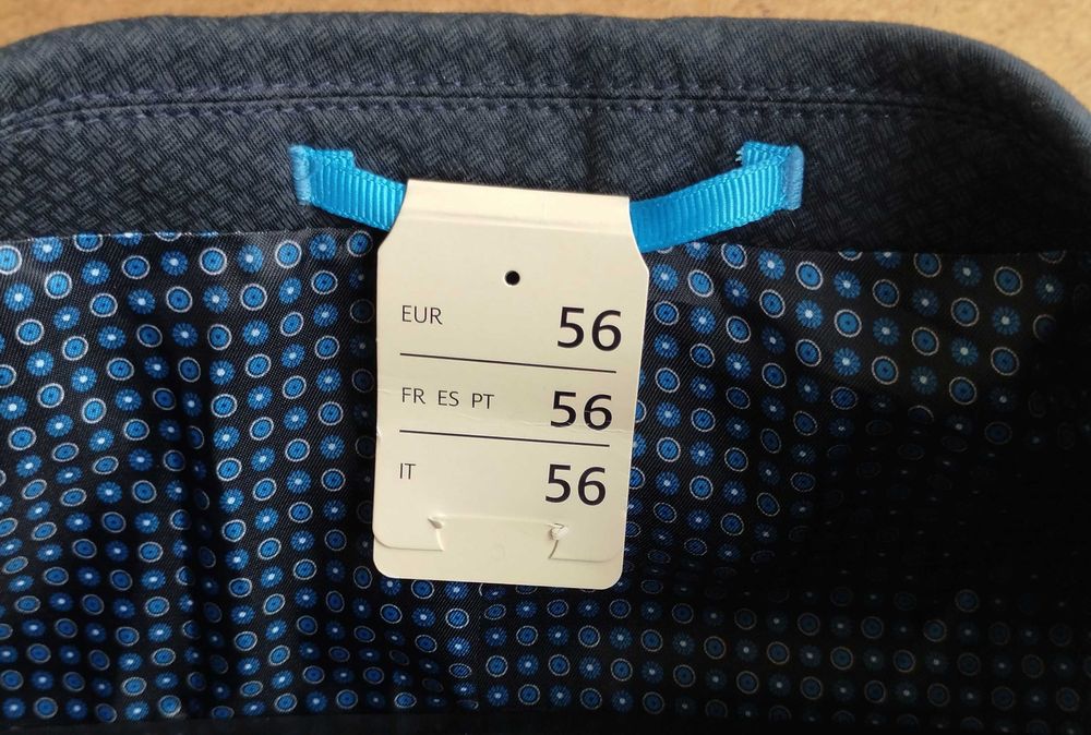 Новый котоновый мужской пиджак большого размера Canda