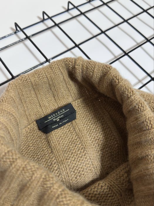 MaxMara Weekend Cable-knit Wool Turtleneck Sweater Свитер