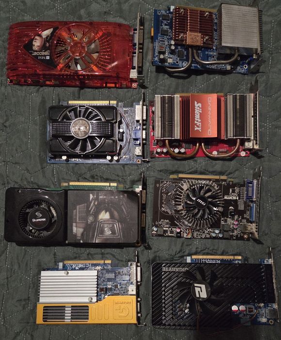 Stare karty graficzne.