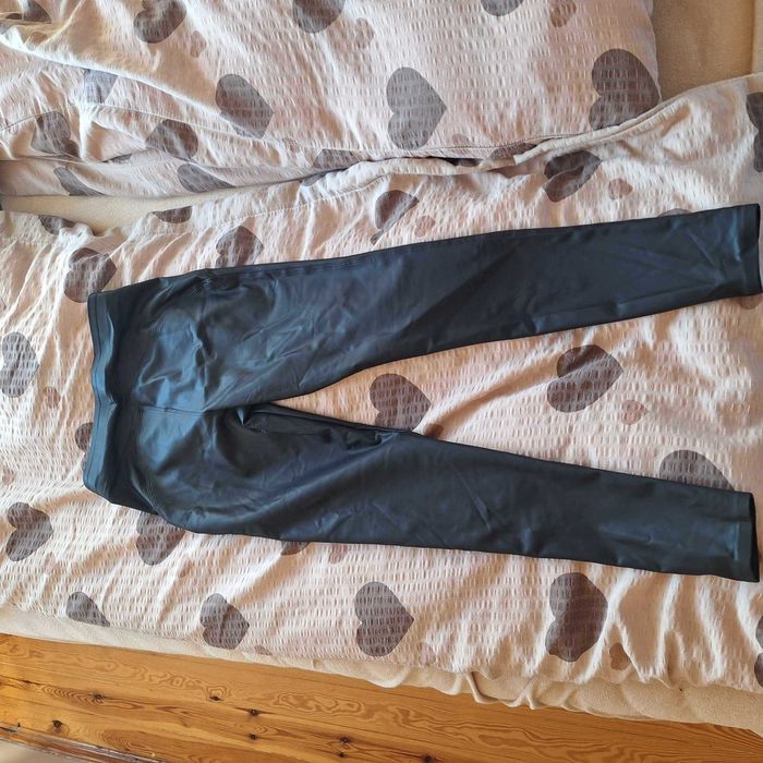 Legginsy skórzane nowe