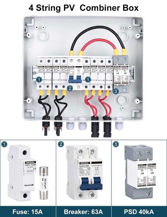 Dihool - Caixa de ligações sistemas fotovoltaicos