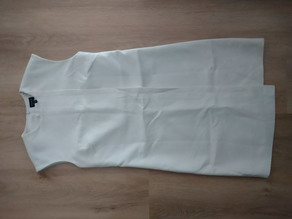 Sukienka mini ecru