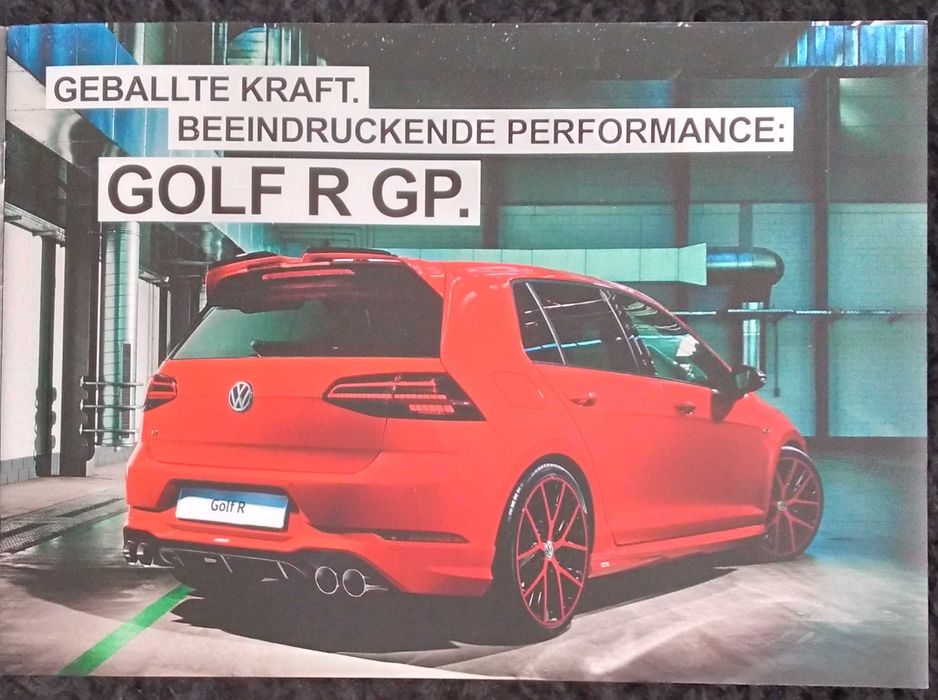 Prospekt Volkswagen Golf Oettinger rok 2018