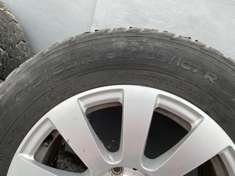 Комплект шин Nokian WRC3 215/65 R16C гума резина колеса шини