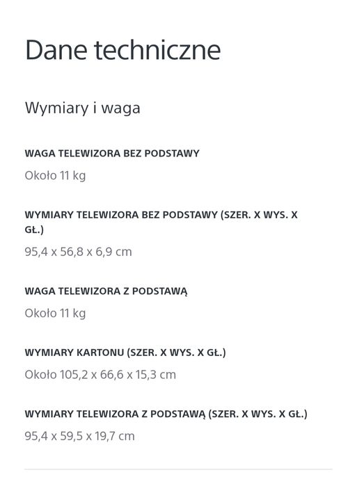 Telewizor Sony Bravia Full HD 4K