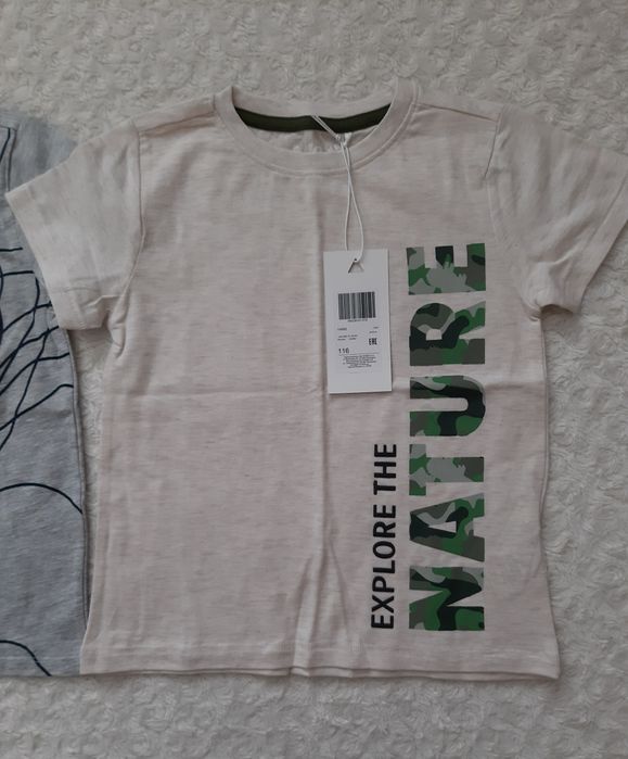 5.10.15 NOWY 2 pak t-shirtów r. 116