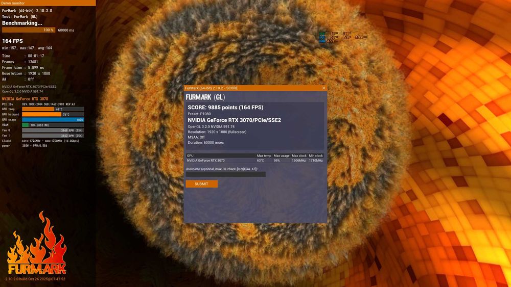 Видеокарта MSI RTX 3070 Suprim 8Gb