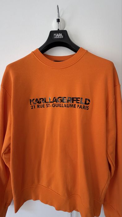 Bluza Karl Lagerfeld – pomarańczowa, rozmiar L