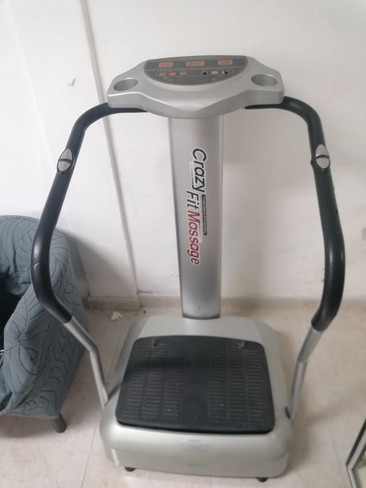 Plataforma vibratoria Crazy Fit massagens