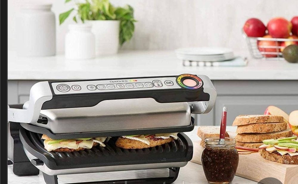 Продається електрогриль Tefal OptiGrill+ GC712D34