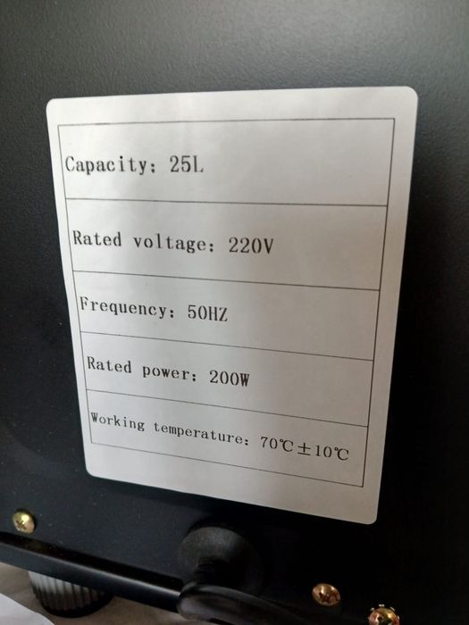 Aquecedor de toalhas 25lt