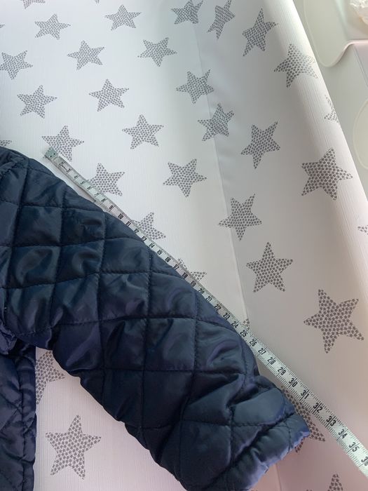 Kurtka jesienna wiosenna pikowana roz. 86 92 granatowa