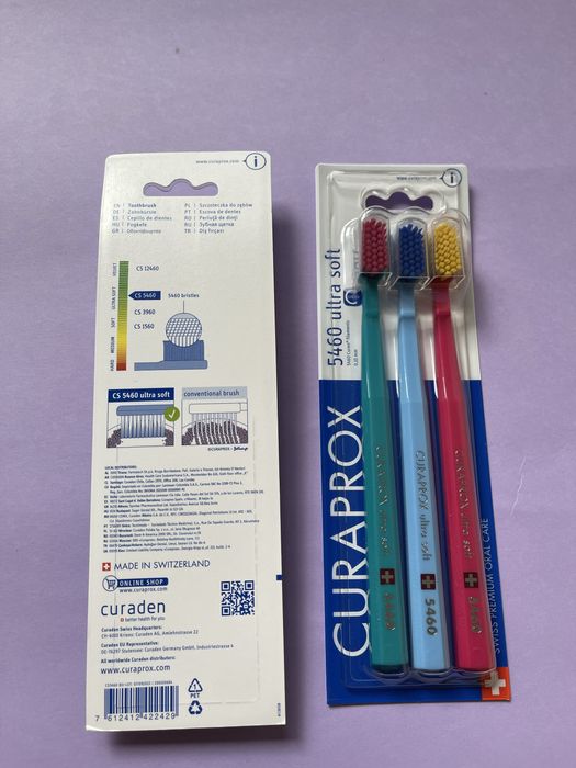 Зубні щітки мʼякі curaprox 5460