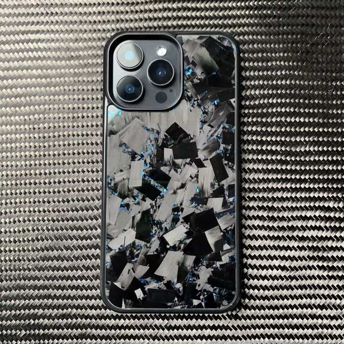 Чохол з справжнього кованого карбону для iphone 16, 16 pro