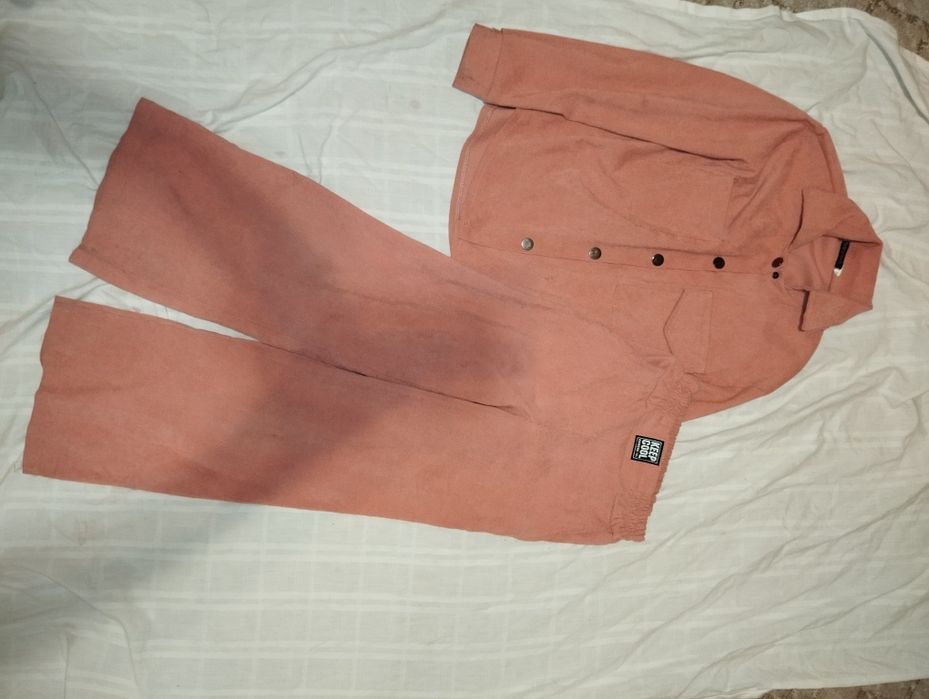 Костюм вельветовый штаны палаццо размер 134