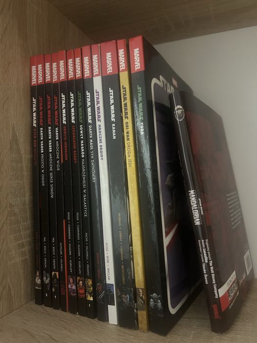 Zestaw 13 komiksów Star Wars Marvel (Egmont) + Mandalorian | Stan bdb