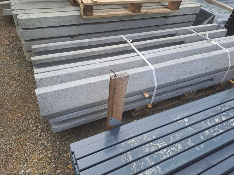 Słup ogrodzeniowy betonowy narożny H-215cm