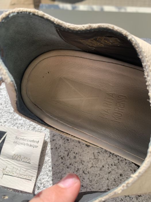 Marita Moreno sapatos